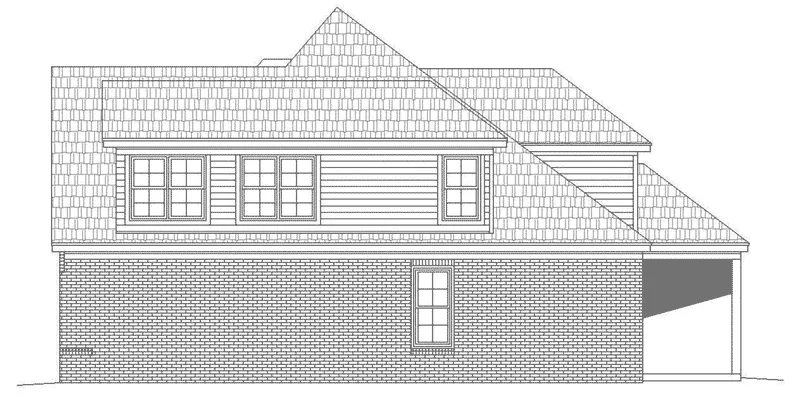 European House Plan Right Elevation - Arreton Bay European Home 141D-0030 - Search House Plans and More