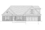 Ranch House Plan Front Elevation - Malcolm Mill Ranch Home 141D-0034 - Shop House Plans and More