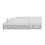 Ranch House Plan Right Elevation - Malcolm Mill Ranch Home 141D-0034 - Shop House Plans and More