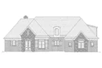 Country House Plan Front Elevation - Peregrine European Home 141D-0036 - Shop House Plans and More