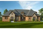 Country House Plan Front of Home - Peregrine European Home 141D-0036 - Shop House Plans and More