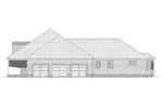 Traditional House Plan Right Elevation - Thistle Mill Southern Home 141D-0040 - Shop House Plans and More