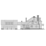 Greek Revival House Plan Left Elevation - Ellen Woods Georgian Home 141D-0041 - Search House Plans and More