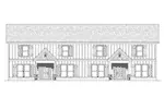 Ranch House Plan Front Elevation - Crosslands Multi-Family Home 141D-0042 - Shop House Plans and More