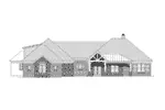 Arts & Crafts House Plan Front Elevation - Mavis Mill Rustic Ranch Home 141D-0045 - Shop House Plans and More