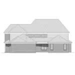 Traditional House Plan Rear Elevation - Sheila Lane Traditional Home 141D-0046 - Shop House Plans and More