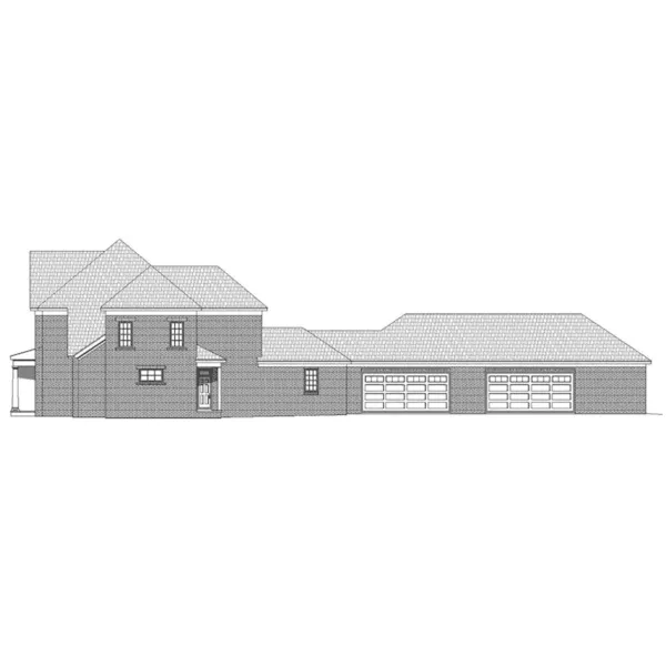 Traditional House Plan Right Elevation - Sheila Lane Traditional Home 141D-0046 - Shop House Plans and More