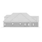 Craftsman House Plan Left Elevation - Bradfield Ranch Home 141D-0055 - Shop House Plans and More