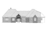 Craftsman House Plan Front Elevation - Balsam Mill European Home 141D-0056 - Shop House Plans and More