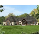 Rustic House Plan Front of Home - Annadale Craftsman Home 141D-0057 - Shop House Plans and More