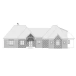 Rustic House Plan Front of Home - Deerland Craftsman Home 141D-0058 - Shop House Plans and More