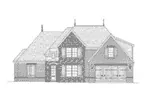 Country French House Plan Front Elevation - Hartney Traditional Home 141D-0060 - Shop House Plans and More