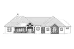 Craftsman House Plan Front Elevation - Sutton Hill Rustic Ranch Home 141D-0065 - Shop House Plans and More