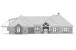 Luxury House Plan Front Elevation - Duckhorn Rustic Luxury Home 141D-0070 - Shop House Plans and More