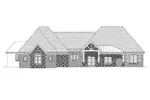 Rustic House Plan Front Elevation - Fox Hill Point Craftsman Home 141D-0071 - Shop House Plans and More