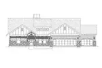 Ranch House Plan Front Elevation - Oak Grove Ridge Craftsman Home 141D-0073 - Shop House Plans and More