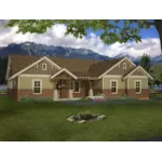 Country House Plan Front Photo 02 - Abbey Point Rustic Home 141D-0076 - Shop House Plans and More