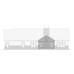 Country House Plan Rear Elevation - Abbey Point Rustic Home 141D-0076 - Shop House Plans and More