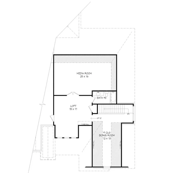 Country House Plan Second Floor - Lenhart Ranch Home 141D-0079 - Shop House Plans and More