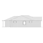 Left Elevation - Osprey Circle Ranch Home 141D-0083 - Shop House Plans and More