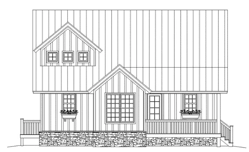 Craftsman House Plan Front Elevation - 141D-0084 - Shop House Plans and More