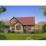 Farmhouse Plan Front of Home - River Edge Craftsman Home 141D-0084 - Shop House Plans and More