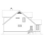 Farmhouse Plan Left Elevation - River Edge Craftsman Home 141D-0084 - Shop House Plans and More