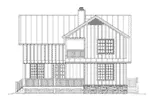 Craftsman House Plan Rear Elevation - 141D-0084 - Shop House Plans and More