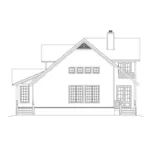 Farmhouse Plan Right Elevation - River Edge Craftsman Home 141D-0084 - Shop House Plans and More