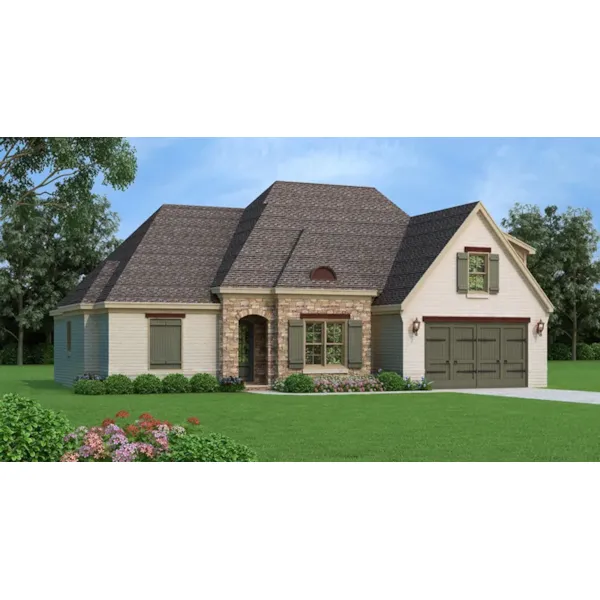 European House Plan Front of Home - Vanderport European Home 141D-0087 - Shop House Plans and More