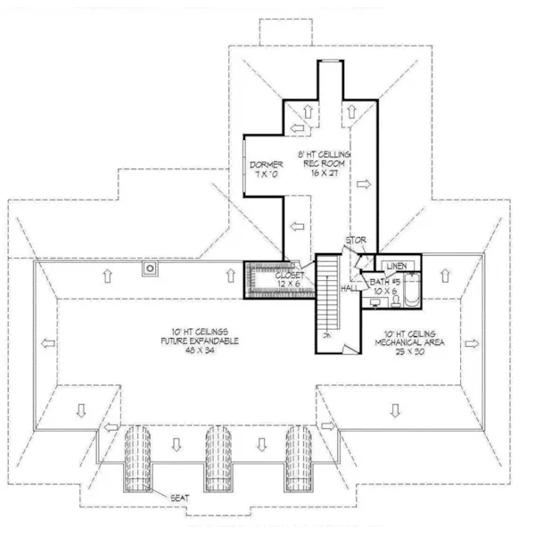 Luxury House Plan Second Floor - Westmeyer Luxury Home 141D-0090 - Shop House Plans and More