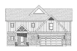 Country House Plan Front Elevation - Derby Bend Craftsman Home 141D-0095 - Shop House Plans and More