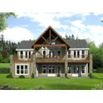 Country House Plan Rear Photo 01 - Derby Bend Craftsman Home 141D-0095 - Shop House Plans and More