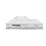 English Cottage House Plan Rear Elevation - Graves Run Ranch Home 141D-0097 - Shop House Plans and More