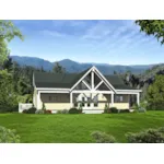 A-Frame House Plan Front of House 141D-0099