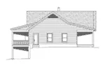 Mountain House Plan Left Elevation - 141D-0099 - Shop House Plans and More