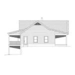 Greek Revival House Plan Left Elevation - 141D-0099 - Shop House Plans and More