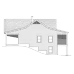 Greek Revival House Plan Right Elevation - 141D-0099 - Shop House Plans and More