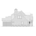 Craftsman House Plan Left Elevation - Cameron Crossing Country Home 141D-0101 - Search House Plans and More