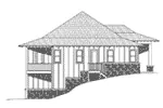 Modern House Plan Left Elevation - 141D-0102 - Shop House Plans and More