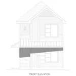 Traditional House Plan Front of Home - Wyncote Narrow Lot Home 141D-0105 - Shop House Plans and More