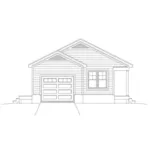 Country House Plan Left Elevation - Waynesboro Small Cabin 141D-0106 - Shop House Plans and More