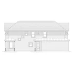 Contemporary House Plan Right Elevation - Melana Narrow Lot Home 141D-0112 - Shop House Plans and More