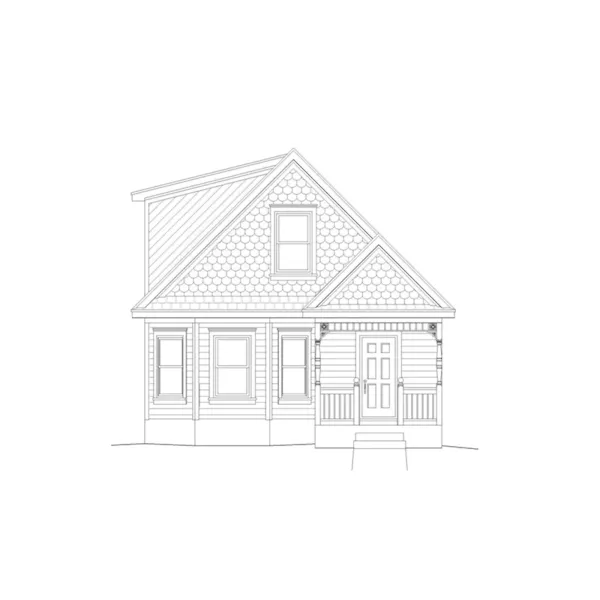 Arts & Crafts House Plan Front of Home - Arcadia Mill Country Home 141D-0122 - Shop House Plans and More