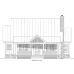 Farmhouse Plan Front of Home - Walter Creek Craftsman Home 141D-0130 - Shop House Plans and More