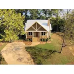 Cabin & Cottage House Plan Aerial View Photo 01 - Boone Hollow Rustic Home 141D-0132 - Shop House Plans and More