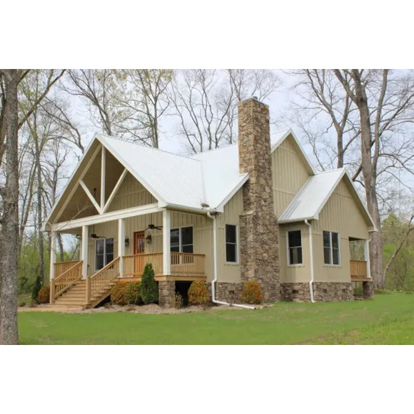 Cabin & Cottage House Plan Front of Home - Boone Hollow Rustic Home 141D-0132 - Shop House Plans and More