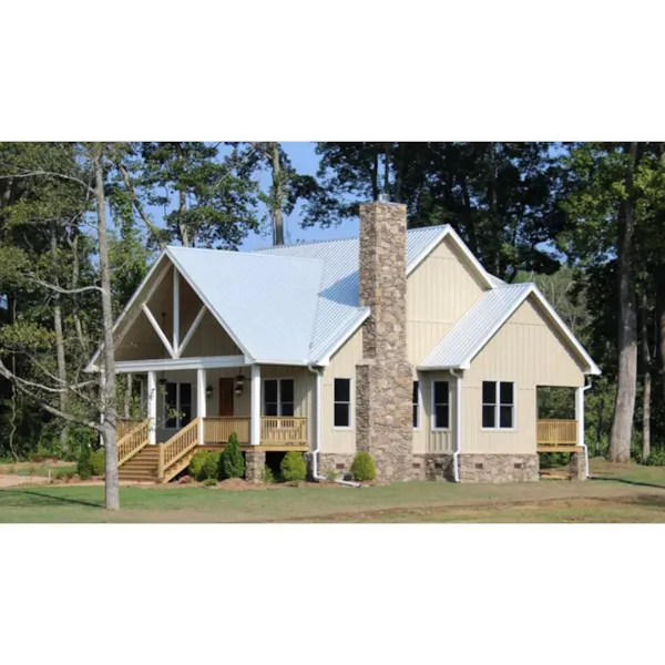 Cabin & Cottage House Plan Front Photo 01 - Boone Hollow Rustic Home 141D-0132 - Shop House Plans and More