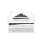 Cabin & Cottage House Plan Rear Elevation - Boone Hollow Rustic Home 141D-0132 - Shop House Plans and More