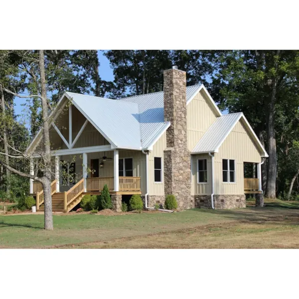 Cabin & Cottage House Plan Side View Photo 01 - Boone Hollow Rustic Home 141D-0132 - Shop House Plans and More